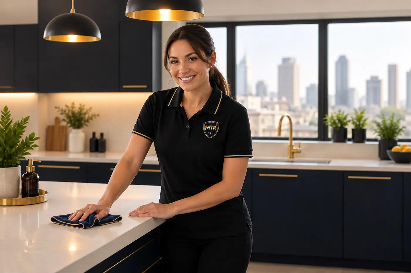 A freshly cleaned condo kitchen (photo placeholder)